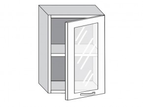 1.50.3 Шкаф настенный (h=720) на 500мм с 1-ой стекл. дверцей в Нягани - nyagan.magazinmebel.ru | фото