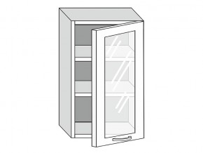 19.50.3 Шкаф настенный (h=913) на 500мм с 1-ой стекл. дверцей в Нягани - nyagan.magazinmebel.ru | фото