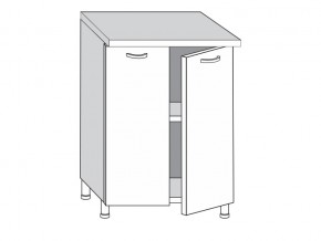 2.60.2 Шкаф-стол на 600мм с 2-мя дверцами в Нягани - nyagan.magazinmebel.ru | фото