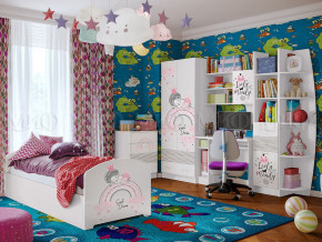 Детская комната Юниор-2 Принцесса 1 в Нягани - nyagan.magazinmebel.ru | фото