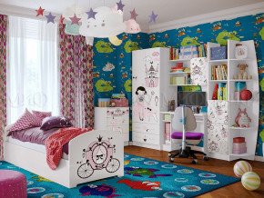 Детская комната Юниор-2 Принцесса в Нягани - nyagan.magazinmebel.ru | фото
