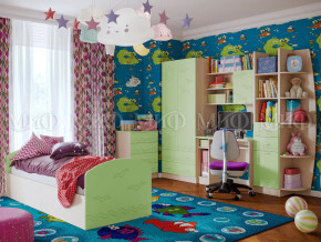 Детская комната Юниор-2 Салатовый в Нягани - nyagan.magazinmebel.ru | фото