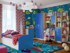 Детская комната Юниор-2 Синий в Нягани - nyagan.magazinmebel.ru | фото