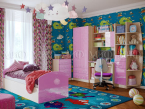 Детская комната Юниор-2 Сиреневый металлик в Нягани - nyagan.magazinmebel.ru | фото