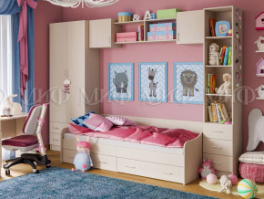 Детская комната Вега 1 Дуб беленый в Нягани - nyagan.magazinmebel.ru | фото