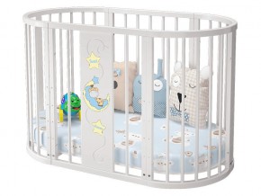 Детская кроватка белая Эстель в Нягани - nyagan.magazinmebel.ru | фото
