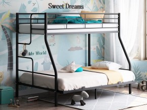 Двухъярусная кровать Гранада-3 140 черный в Нягани - nyagan.magazinmebel.ru | фото