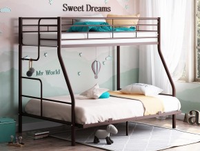 Двухъярусная кровать Гранада-3 140 коричневый в Нягани - nyagan.magazinmebel.ru | фото