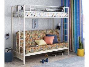 Двухъярусная кровать с диваном Мадлен Слоновая кость-марки в Нягани - nyagan.magazinmebel.ru | фото