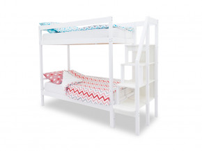 Двухъярусная кровать Svogen белый в Нягани - nyagan.magazinmebel.ru | фото