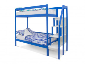 Двухъярусная кровать Svogen синий в Нягани - nyagan.magazinmebel.ru | фото