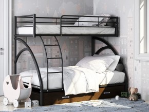 Двухъярусная кровать Виньола-2 Я черный в Нягани - nyagan.magazinmebel.ru | фото