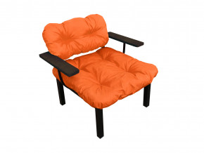 Кресло Дачное оранжевая подушка в Нягани - nyagan.magazinmebel.ru | фото