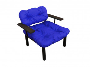 Кресло Дачное синяя подушка в Нягани - nyagan.magazinmebel.ru | фото