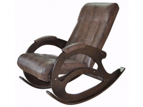 Кресло-качалка К 5/1 коричневый крокодил в Нягани - nyagan.magazinmebel.ru | фото