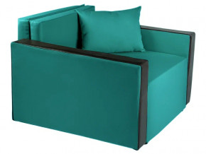Кресло-кровать Милена с подлокотниками рогожка emerald в Нягани - nyagan.magazinmebel.ru | фото