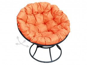 Кресло Папасан пружинка без ротанга оранжевая подушка в Нягани - nyagan.magazinmebel.ru | фото