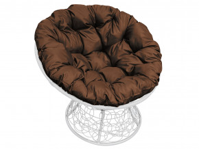 Кресло Папасан с ротангом коричневая подушка в Нягани - nyagan.magazinmebel.ru | фото