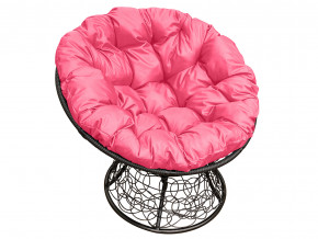 Кресло Папасан с ротангом розовая подушка в Нягани - nyagan.magazinmebel.ru | фото