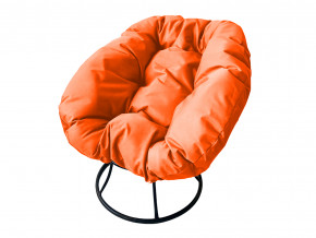 Кресло Пончик без ротанга оранжевая подушка в Нягани - nyagan.magazinmebel.ru | фото - изображение 1