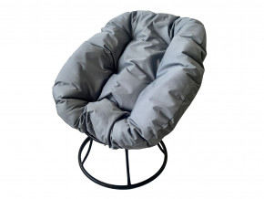 Кресло Пончик без ротанга серая подушка в Нягани - nyagan.magazinmebel.ru | фото - изображение 1