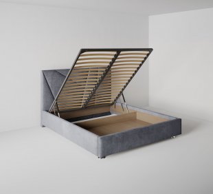 Кровать Геометрия 1.2 м с подъемным механизмом в Нягани - nyagan.magazinmebel.ru | фото - изображение 3