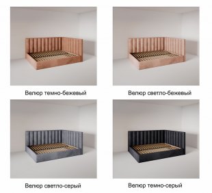Кровать Вертикаль угловая 0.9 м с ортопедическим основанием в Нягани - nyagan.magazinmebel.ru | фото - изображение 6