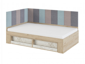 Кровать 1,2 с мягкими элементами 1,2 и 2,0 Алиса мод.2.3 в Нягани - nyagan.magazinmebel.ru | фото