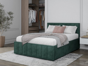 Кровать 1400 Лана зеленый велюр в Нягани - nyagan.magazinmebel.ru | фото