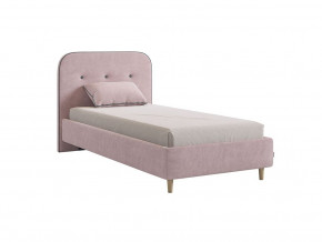 Кровать 900 Лео велюр нежно-розовый в Нягани - nyagan.magazinmebel.ru | фото