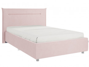 Кровать Альба 1200 велюр нежно-розовый в Нягани - nyagan.magazinmebel.ru | фото