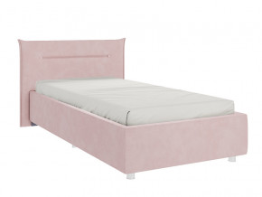Кровать Альба 900 велюр нежно-розовый в Нягани - nyagan.magazinmebel.ru | фото