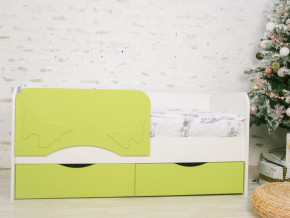 Кровать Бабочка белый/салатовый софт в Нягани - nyagan.magazinmebel.ru | фото