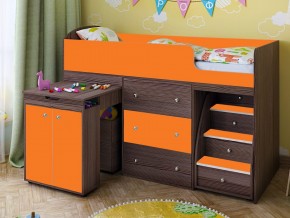 Кровать чердак Малыш 80х180 бодега-оранжевый в Нягани - nyagan.magazinmebel.ru | фото
