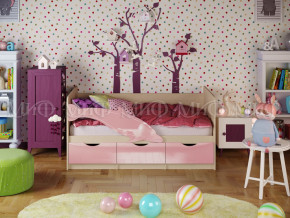 Кровать Дельфин-1 1800 Розовый металлик в Нягани - nyagan.magazinmebel.ru | фото
