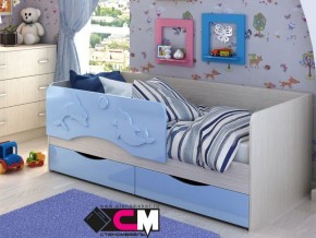 Кровать детская Алиса КР 812 голубая 1600 в Нягани - nyagan.magazinmebel.ru | фото