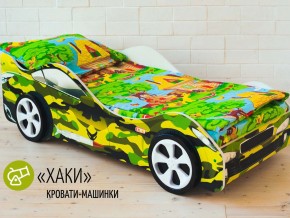 Кровать детская машина Хаки в Нягани - nyagan.magazinmebel.ru | фото - изображение 2