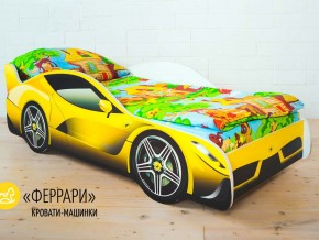 Кровать детская машинка Феррари в Нягани - nyagan.magazinmebel.ru | фото