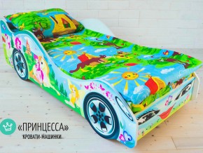 Кровать детская машинка Принцесса в Нягани - nyagan.magazinmebel.ru | фото - изображение 1
