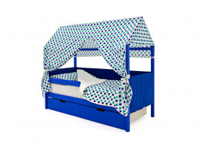 Кровать-домик мягкий Svogen с ящиками и бортиком синий в Нягани - nyagan.magazinmebel.ru | фото - изображение 6