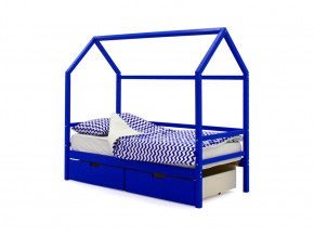 Кровать-домик Svogen с ящиками синий в Нягани - nyagan.magazinmebel.ru | фото