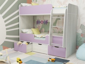 Кровать двухъярусная Малыш двойняшка винтерберг-ирис в Нягани - nyagan.magazinmebel.ru | фото