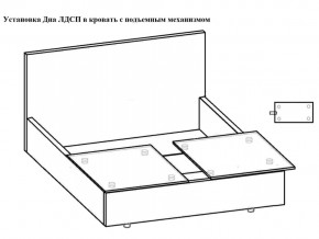 Кровать Феодосия норма 180 с механизмом подъема и дном ЛДСП в Нягани - nyagan.magazinmebel.ru | фото - изображение 5