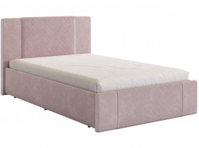 Кровать Хлоя 1200 велюр нежно-розовый в Нягани - nyagan.magazinmebel.ru | фото - изображение 1