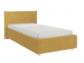 Кровать Квест 900 велюр медовый в Нягани - nyagan.magazinmebel.ru | фото - изображение 1