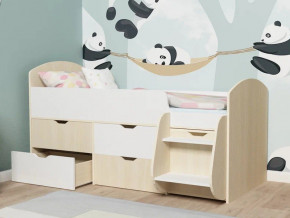 Кровать Малыш-7 Дуб-Белое дерево в Нягани - nyagan.magazinmebel.ru | фото - изображение 3