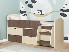 Кровать Малыш-7 Дуб-Бодега в Нягани - nyagan.magazinmebel.ru | фото