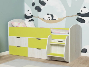 Кровать Малыш-7 Винтербер-Лайм в Нягани - nyagan.magazinmebel.ru | фото