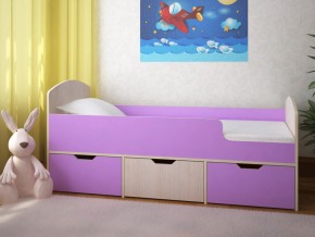 Кровать Малыш Мини Дуб молочный-Ирис в Нягани - nyagan.magazinmebel.ru | фото