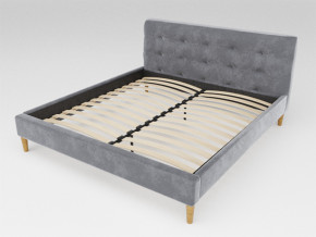 Кровать Пайли 1200 серый в Нягани - nyagan.magazinmebel.ru | фото